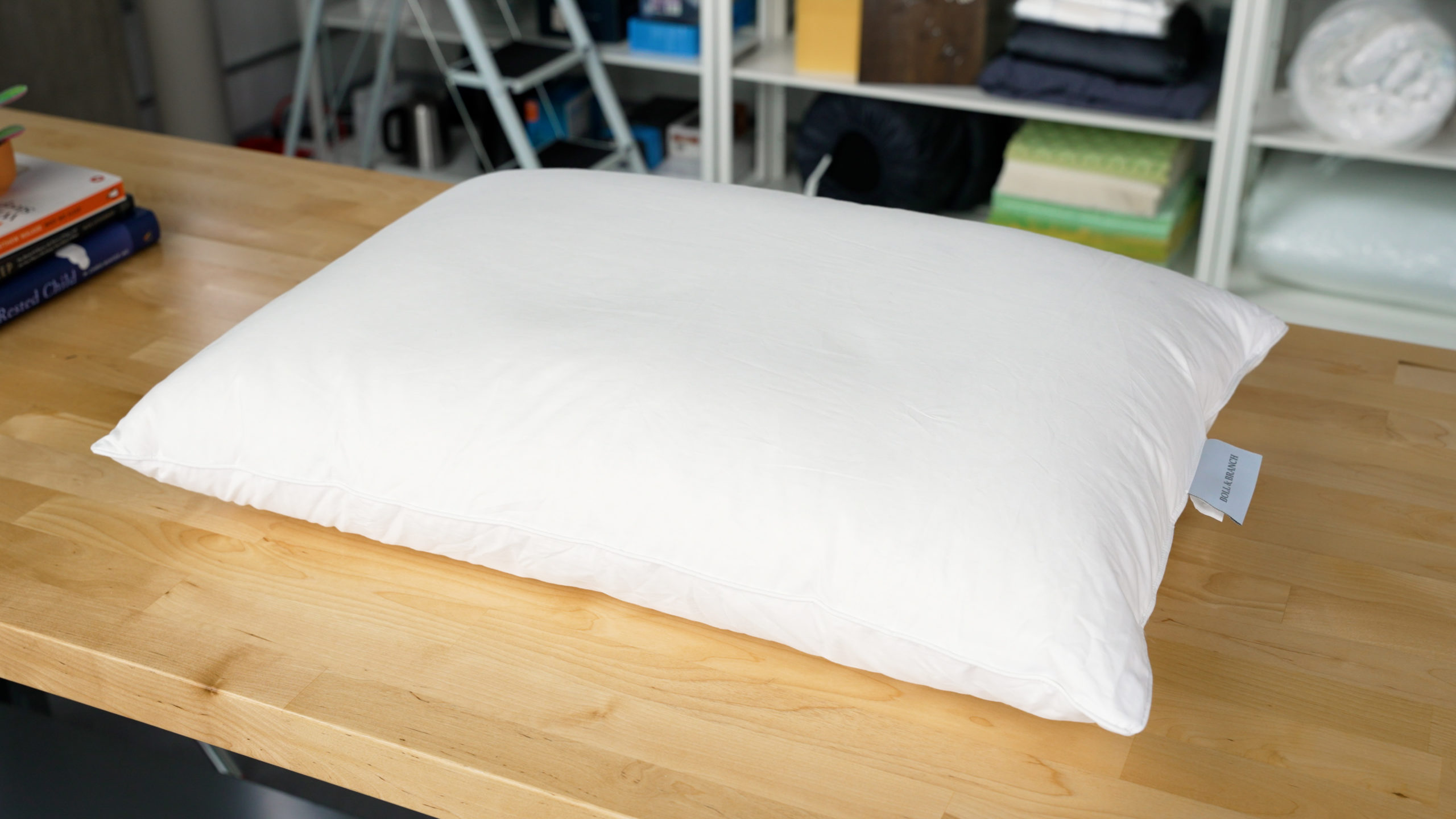 Best Pillows for Side Sleepers in 2026 - Boll & Branch Down Chamber Pillow - Soft image 1