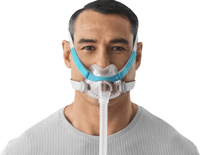 The Best CPAP Masks of 2026 - Best Compact Mask - Fisher & Paykel Evora Full Face Compact CPAP Mask Fit Pack